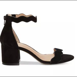 Women's Hadwin Scallop Two-Piece Sandals, INC Created for Macy's - size 8W